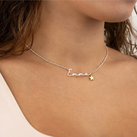 Collana con nome personalizzato | Oro, argento, vermeil e platino