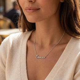 Esme Name Necklace | 18ct Gold, Silver & Vermeil | Ready to Ship